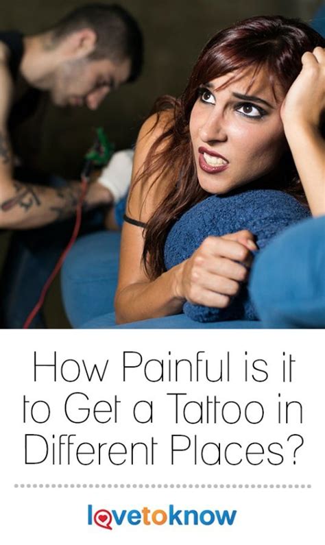 A Woman Getting Her Tattoo Done By A Man With Tattoos On His Arm And