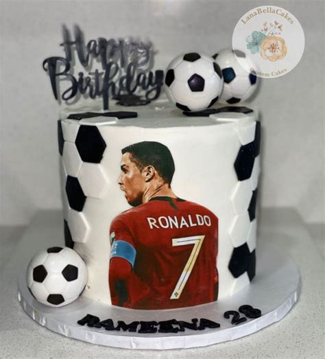 Ronaldo cake Pasteles de cumpleaños de fútbol Tortas de