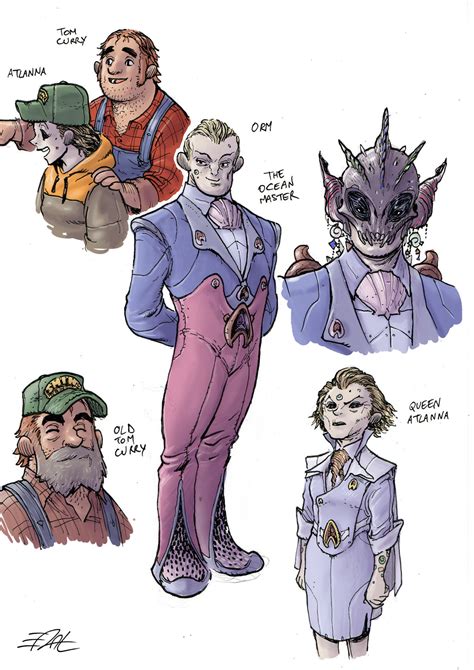 Aquaman - various characters redesigns by EddyNat on DeviantArt