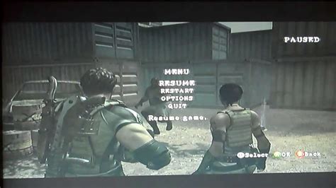 Resident Evil 5 Melee Moves Original Chris Redfield Youtube