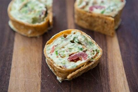 Eclectic Recipes Avocado Cream Cheese Snack Roll Ups Cream Cheese