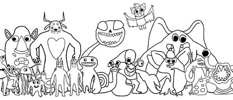 Coloring Pages Garten Of Banban 4 Coloring Pages