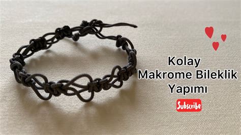 Makrome Bileklik Yapımı Friendship Bracelet Tutorial ARKADAŞLIK