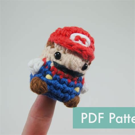 Crochet Super Mario Etsy