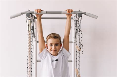 Шведская стенка (детская) Rokids "Атлет-2", белый/серый/ Спортивный ...