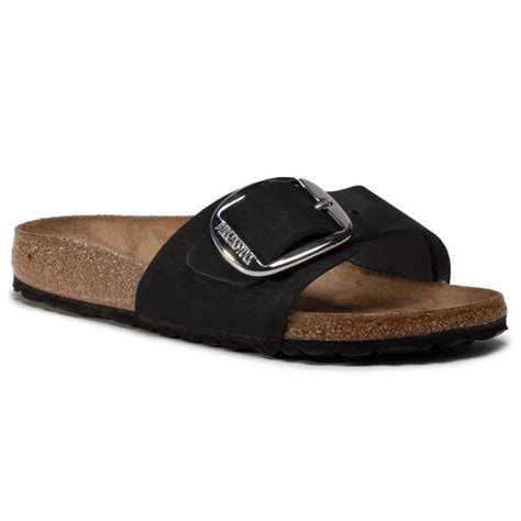 Papucs Birkenstock Madrid Big Buckle Fekete Ecipo Hu