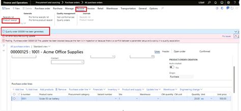 Quality Management In Microsoft Dynamics 365 Finance And Operations