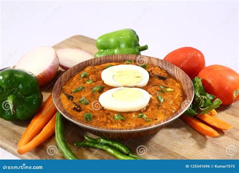 Spicy Boiled Egg Curry, Indian Dish Stock Photo - Image of ingredients, curry: 125541696