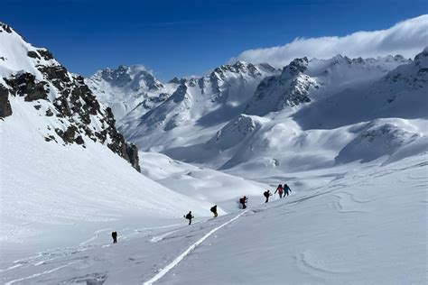 R Ckblick Silvretta Durchquerung Bms Bergschule