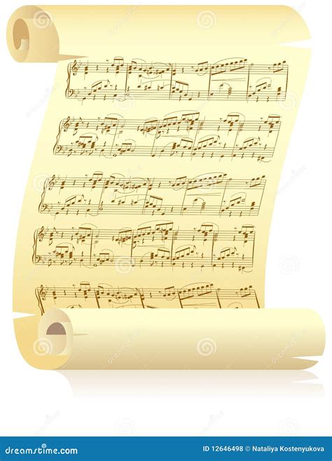 Musical Notation Vector Illustration CartoonDealer 14000258