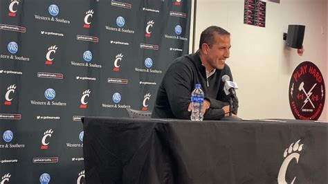 Bearcats Hc Luke Fickell Talks To Media Ahead Of Smu Youtube