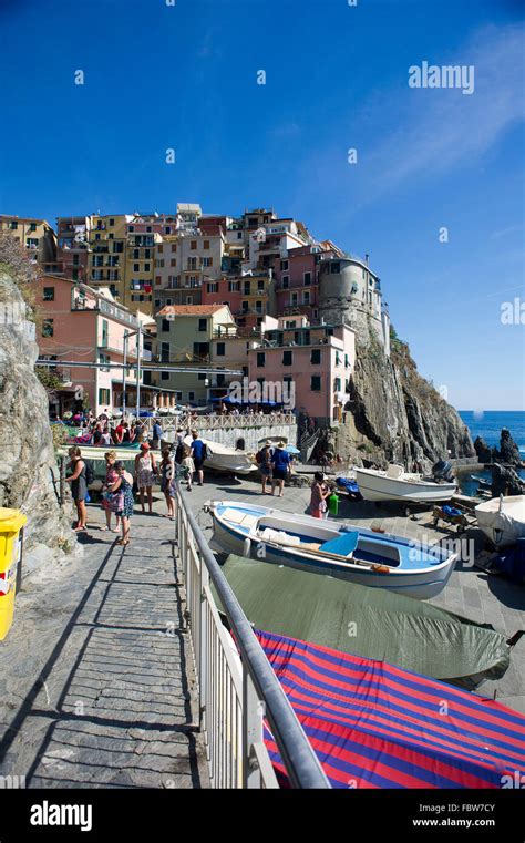 Italy Liguria National Park Of Cinque Terre Manarola Unesco World