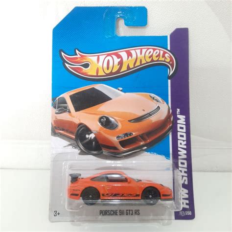 Jual Hot Wheels Porsche 911 Gt3 Rs Orange Shopee Indonesia