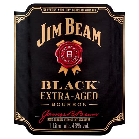 Whisky Americano Bourbon Black Jim Beam Garrafa L Supermercado S O Luiz