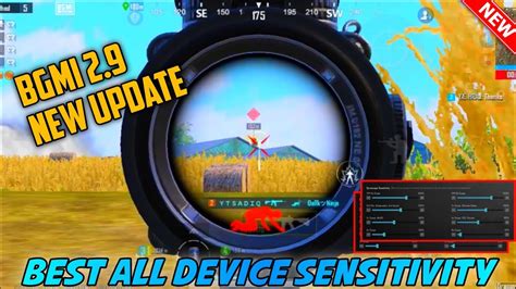 Bgmi New Update Sensitivity Bgmi Sensitivity Settings Code Bgmi