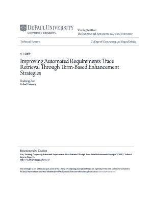 Fillable Online Improving Automated Requirements Trace Retrieval