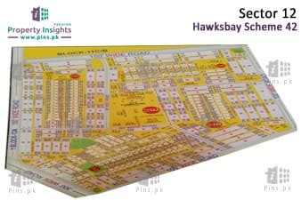 Layout Plan Siteplan Map Of Sector D Hawks Bay Housing Scheme