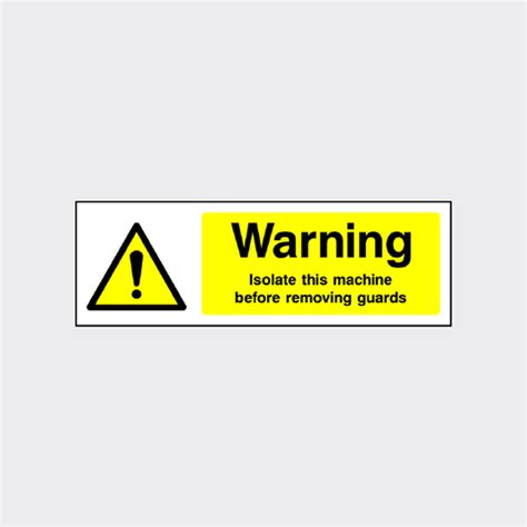 Machinery Hazard Warning Signs The Safety Sign Shop