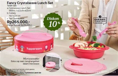 Kumpulan Produk Diskon Di Katalog Promo Tupperware Oktober Hingga