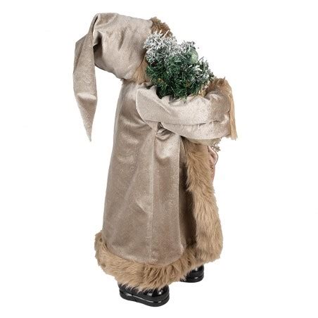 Figur Weihnachtsmann Cm Beige Kunststoff Weihnachtsfiguren