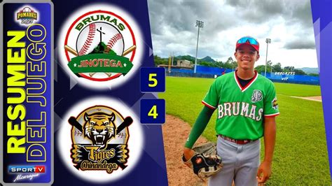 Resumen Juego Brumas De Jinotega Vs Tigres De Chinandega