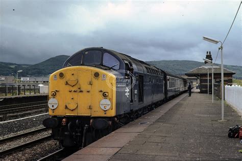 The Transport Library Br British Rail Diesel Locomotive Class 40 40112 At Abergele In 1980