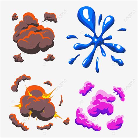 Smoke Effect Clipart Png Images Chemical Effect Of Cartoon Smoke