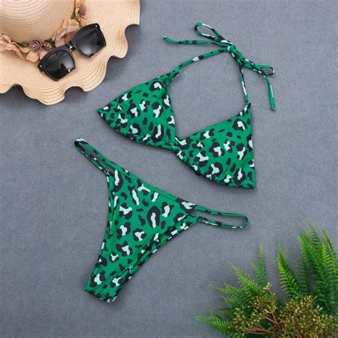 Leopard Print Bikini Set Kinky Cloth