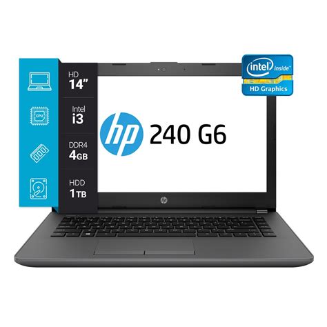 HP 240 G6 Core I3 6006U 2 GHz Win 10 Home 64 Grupo Servitech