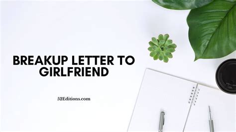 Breakup Letter To Girlfriend Get Free Letter Templates Print Or