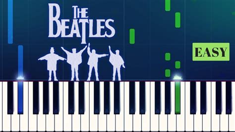 The Beatles HEY JUDE Easy Piano Tutorial YouTube