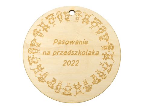 Medal Pasowanie Na Przedszkolaka Grawer Medal Pasowanie Propaganda