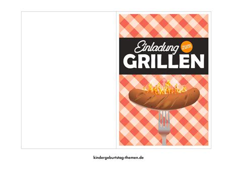 Grillparty Einladung Vorlagen