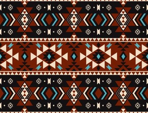 Vintage Southwest Geometric Pattern Graphic by Parinya Maneenate ...