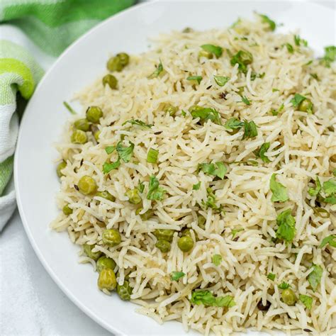 Peas Pulao Indian Recipe