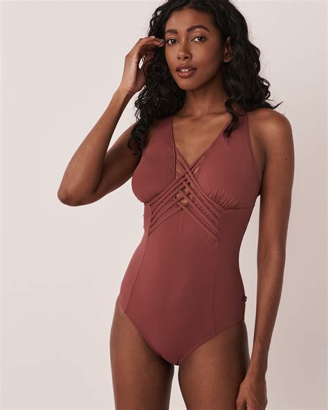 La Vie En Rose DONATELLA Cross Bands One Piece Swimsuit