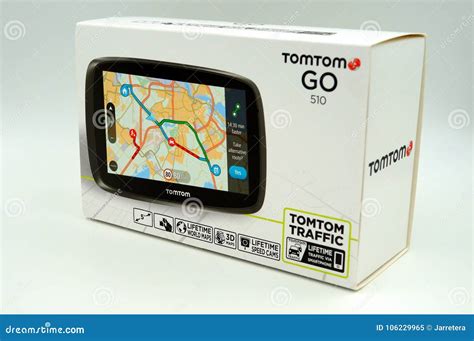 TomTom Go GPS Car Navigation System Retail Box Editorial Image - Image ...