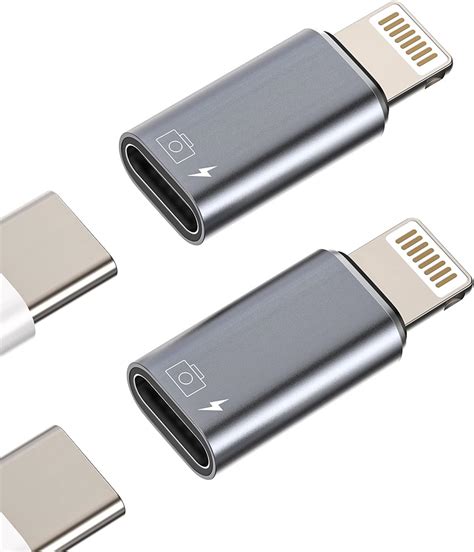 Iphone Otg Adapter Usb C Female To Lightning Male Pack Apple Charger