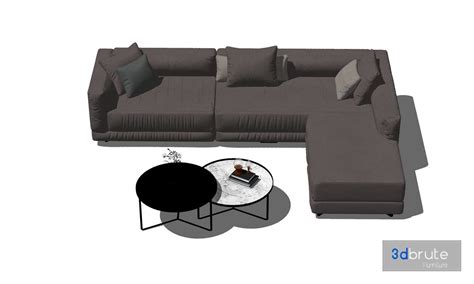 Sofa Set Sketchup 3d Model Sketchup Download Free 3dbrute