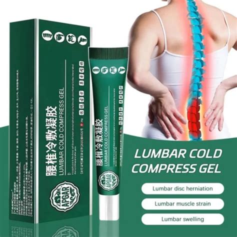 Jual Lumbar Cold Compress Gel Tulang Belakang Lumbar Spine Cooling Gel