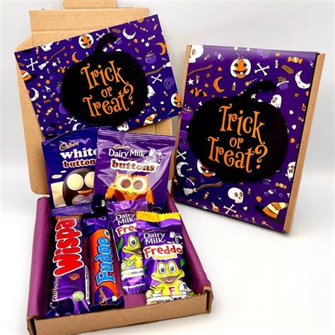 Halloween Personalised Mini Chocolate Letterbox Gift Sweets Etsy Uk