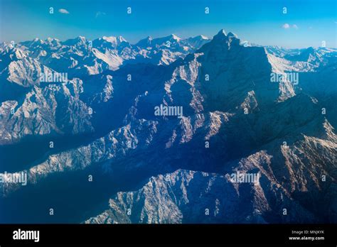 The Himalaya Range Nepal Asia Stock Photo Alamy