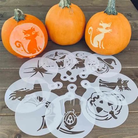 31 Mini Pumpkin Stencils For Carving - Artsy Pretty Plants