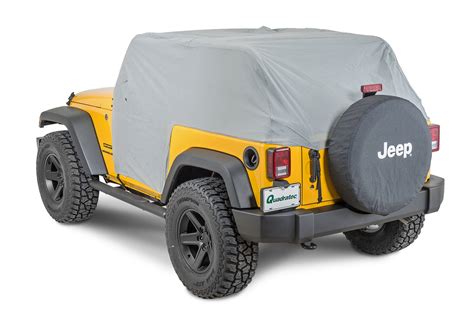 Rugged Ridge 13317 10 Weather Lite Cab Cover For 07 20 Jeep Wrangler Jl And Jk Quadratec