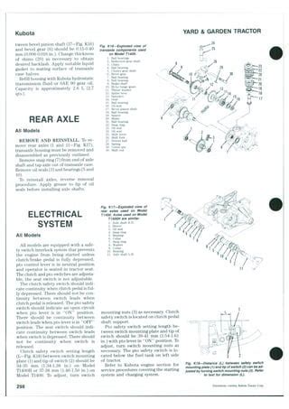 Kubota T1400H Lawn Tractor Service Repair Manual PDF