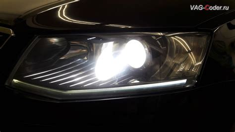 Доустановка адаптивных фар Bi-Xenon с LED ДХО и задних фонарей с LED ...