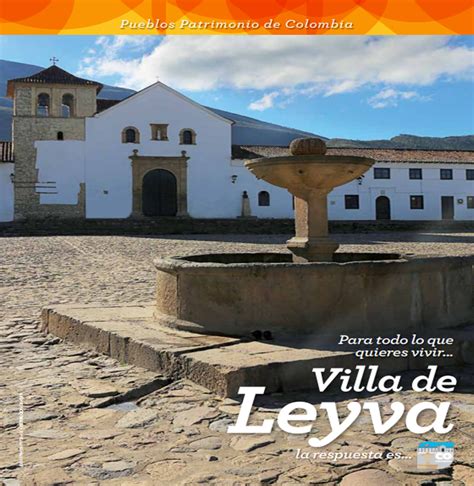 Villa De Leyva Pueblo De Vocaci N Tur Stica Cultural Y Ecol Gica