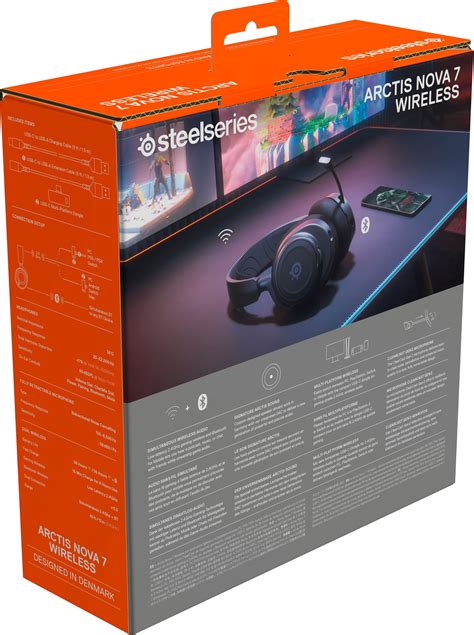 Steelseries Arctis Nova 7 Wireless Gaming Headset For Pc Ps5 And Ps4 Black 61553 Best Buy