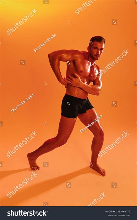 Man Bodybuilder Boxer Muscle Workout Naked Stock Photo Shutterstock
