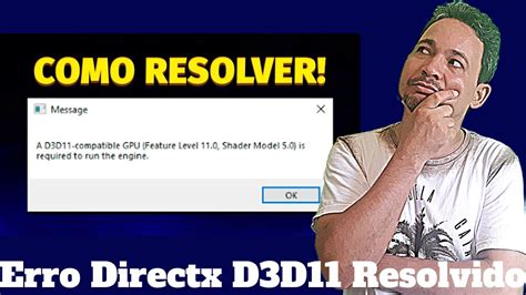 Erro Directx D D Como Resolver Veja Como Resolver O Erro Directx